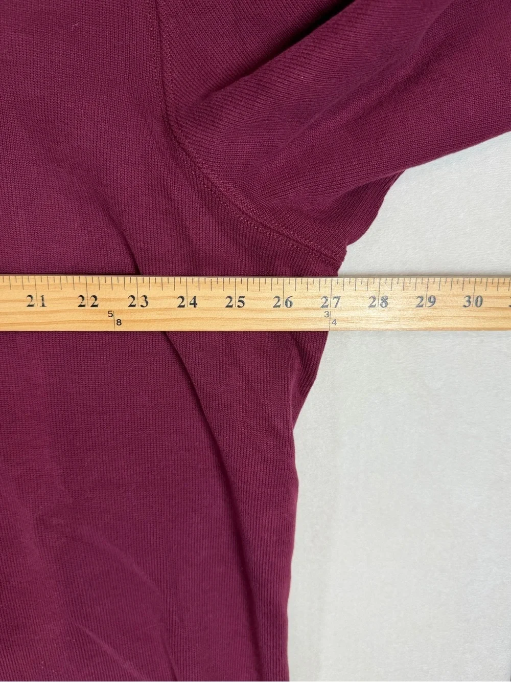 Polo Ralph Lauren XXL Classic Burgundy Quarter-Zip Pullover Ribbed Collar